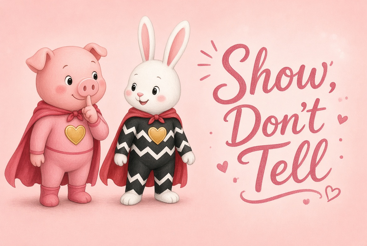 Show, don’t tell – Learn With Tara